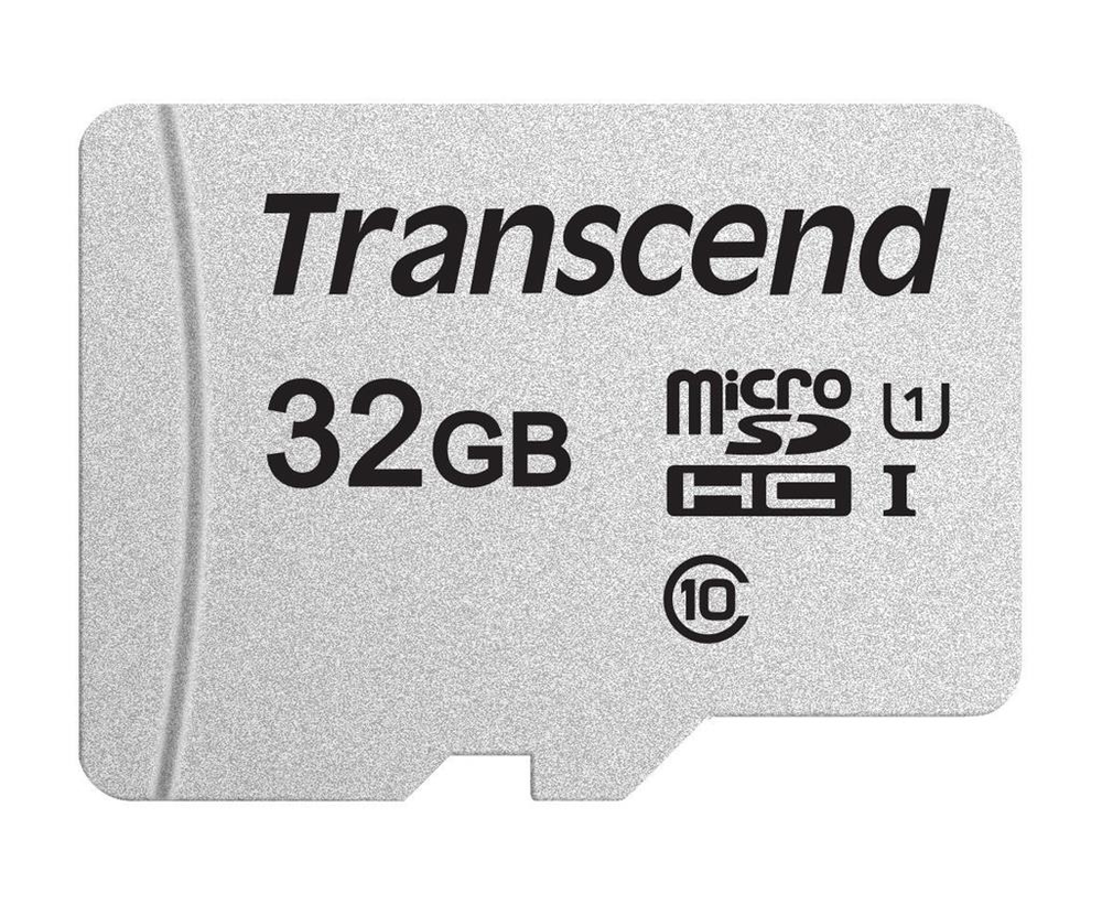 Atminties kortelė su adapteriu Transcend microSDHC USD300S 32GB CL10 UHS-I iki 95MB/S