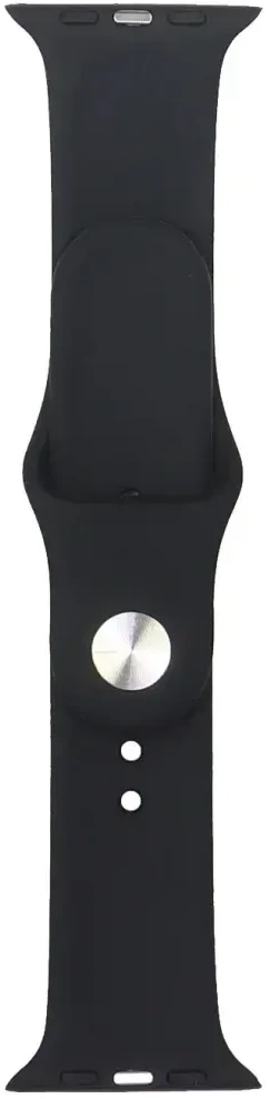 Audi Geometrinio rašto išmaniojo laikrodžio dirželis Apple Watch (44/45/46/49 mm) | Silikonas | juodas
