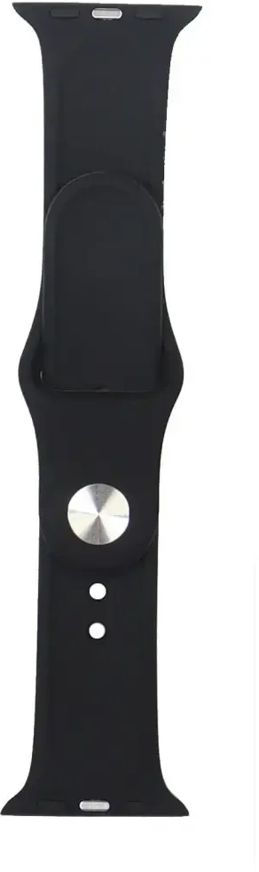 Audi Geometrinio rašto išmanaus laikrodžio dirželis, skirtas Apple Watch (40/41/42 mm) | Silikonas | juodas