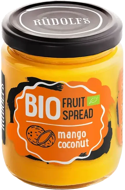 Rudolfs Rudolfs Mango vaisių kremas - kokosas - 245 g