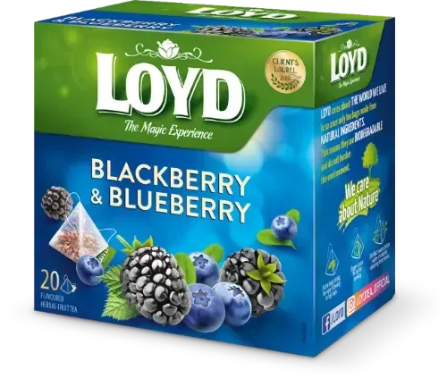 Art Spozywcze Koszyk EXPRESS TEA LOYD BLACKBERRY/BLUEBERRY PUD 20 Vnt