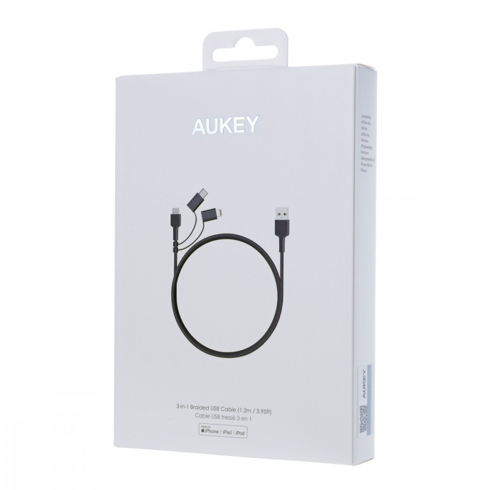 Aukey 3in1 pintas kabelis CB-BAL05
