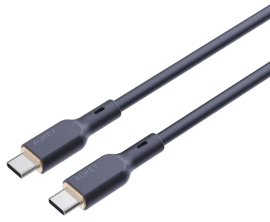 USB Kabelis - Aukey 100W 5A PD 1m, Juodas