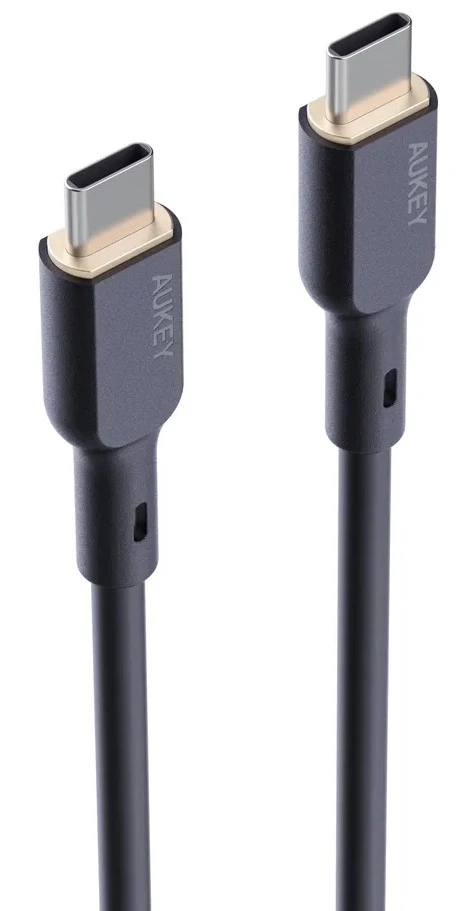 USB Kabelis - Aukey 100W 5A PD 1m, Juodas