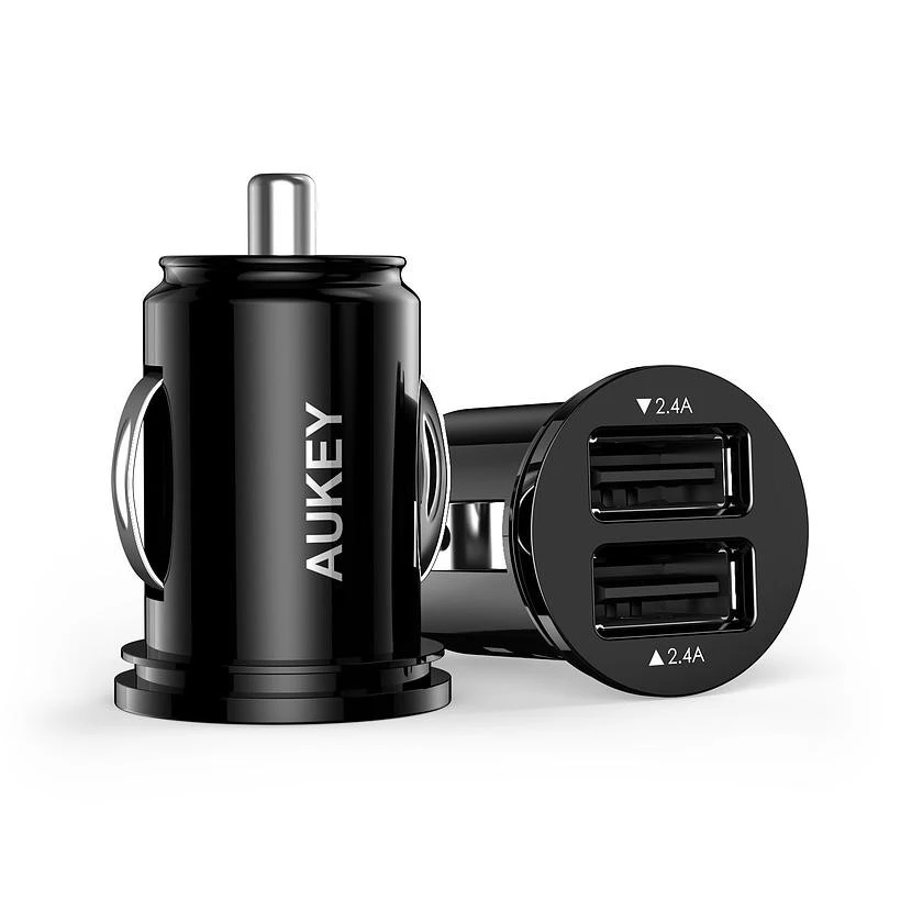 Aukey automobilinis įkroviklis CC-S1 2 x USB-A, 24 W