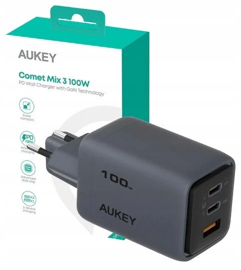 AUKEY PA-C5 pilka 100W
