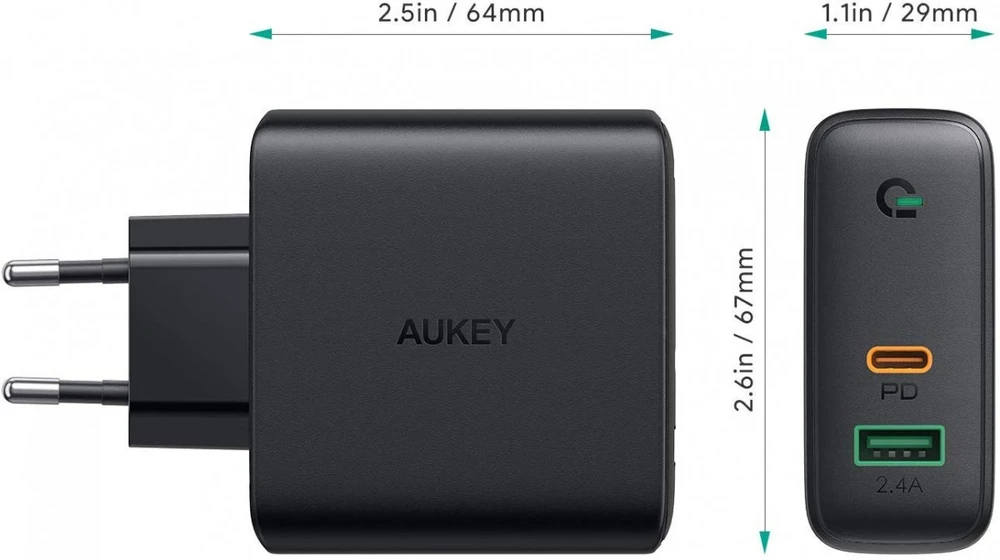 Aukey PA-D3 adapteris