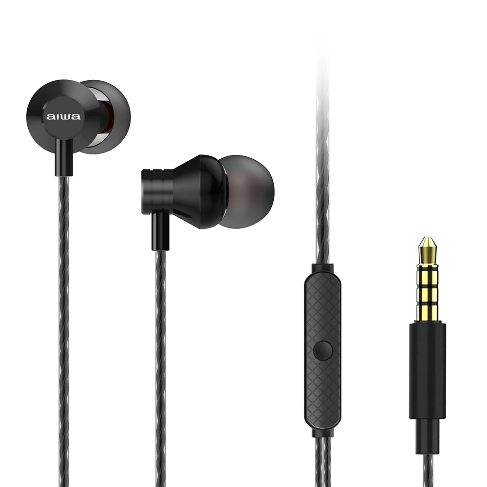 AUSINĖS 3.5MM ESTM-50BK AIWA JUODOS
