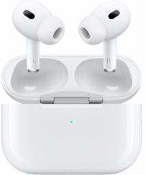 Ausinės Apple AirPods Pro (2 kartos) su "MagSafe" dėklu (USB-C), baltos spalvos