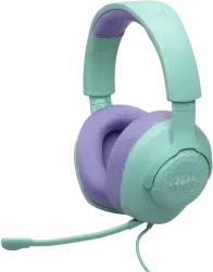 JBL Quantum 100M2 laidinės žaidimų ausinės su mikrofonu, Violetinės ir elektrinės spalvos