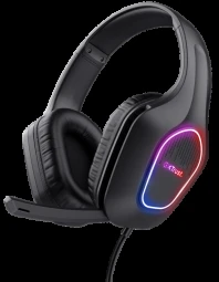 Trust GXT 416 Zirox LED Lengvos žaidimų ausinės (juodos)