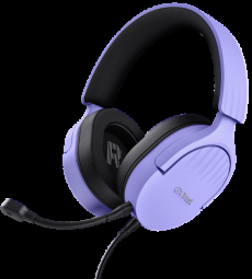 Trust GXT 489P FAYZO Daugiaplatformės žaidimų ausinės (violetinės)