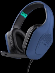 Laidinės žaidimų ausinės TRUST GTX 415 ZIROX, mėlynos