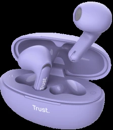 Trust Yavi Ausinės True Belaidės Stereo (TWS) į ausis įkišamos Calls/Music USB Type-C Bluetooth Violetinė