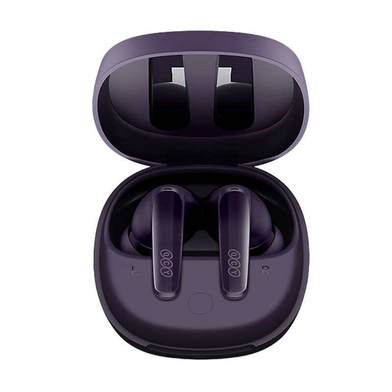 Belaidės ausinės TWS QCY T13x (violetinė)