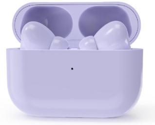 Įstatomos į ausis (į ausis įkišamos tipo) ausinės Gembird TWS-03-P su mikrofonu violetinė