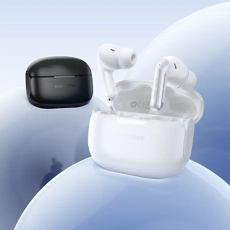Ausinės Borofone TWS Bluetooth Earphones FQ9 Plus Peaceful ANC+ENC juodas