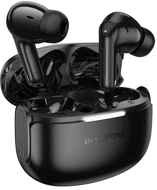 Ausinės Borofone TWS Bluetooth Earphones FQ9 Plus Peaceful ANC+ENC juodas