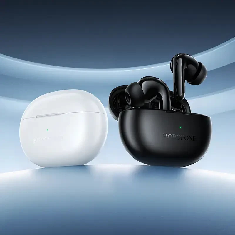Borofone ausinės Bluetooth TWS FQ16 Star ANC+ENC smart AI juodos spalvos