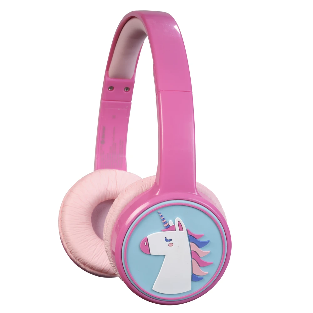 Ausinės dziecięce Bluetooth rožinė Denver BTH-106P
