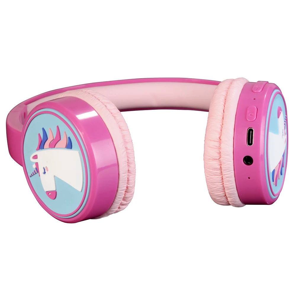 Ausinės dziecięce Bluetooth rožinė Denver BTH-106P
