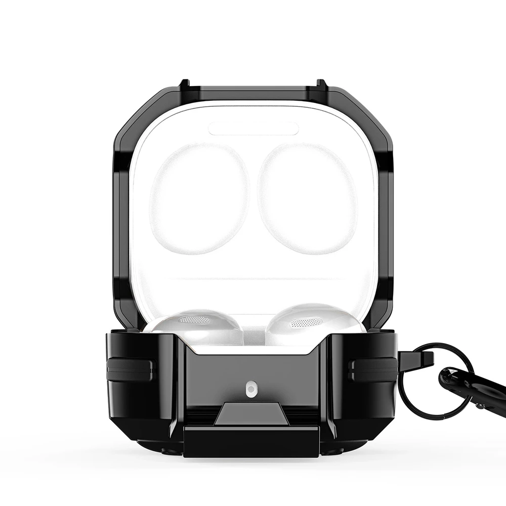 Dux Ducis SECG Samsung Galaxy Buds Live / Buds Pro / Buds 2 / Buds 2 Pro - dėklas telefonui juodos spalvos