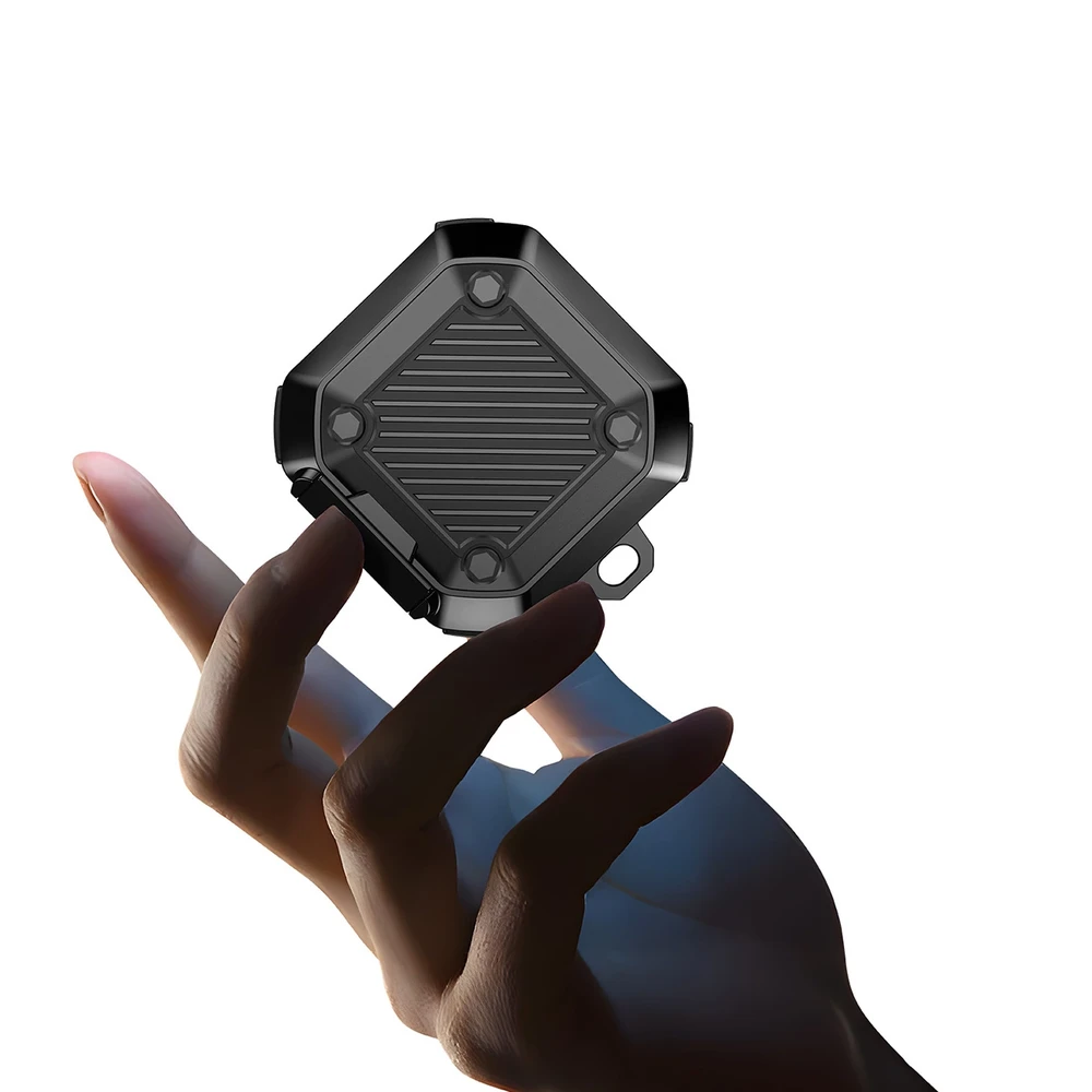 Dux Ducis SECG Samsung Galaxy Buds Live / Buds Pro / Buds 2 / Buds 2 Pro - dėklas telefonui juodos spalvos