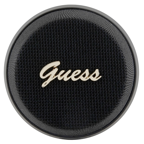 Guess Magnetic Script Metal Logo - Bluetooth garsiakalbis V5.3 juodas