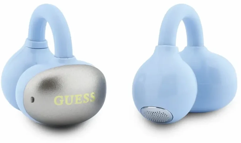 Ausinės Guess Metallic Finish Classic Logo OWS Belaidės Earphones Light Mėlyna