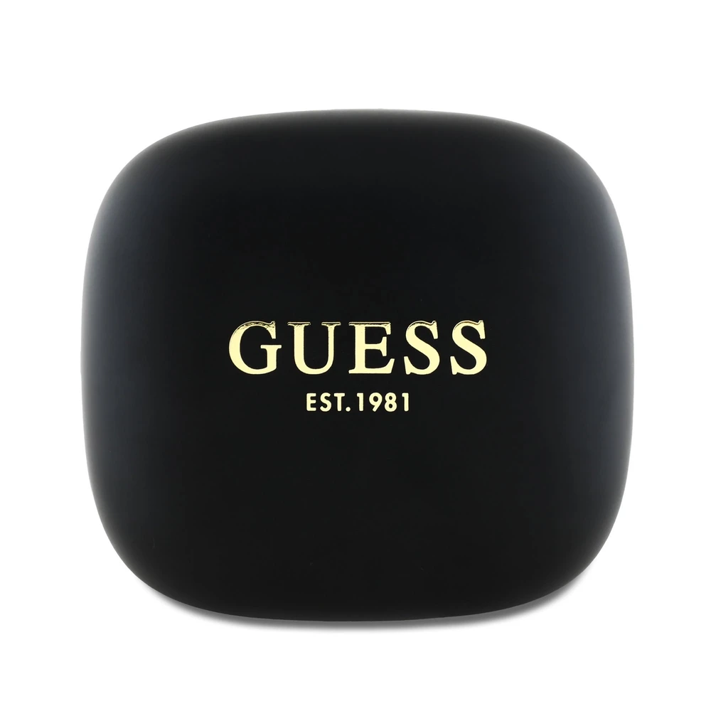 Guess Satin Classic Logo OWS belaidės ausinės juodos spalvos