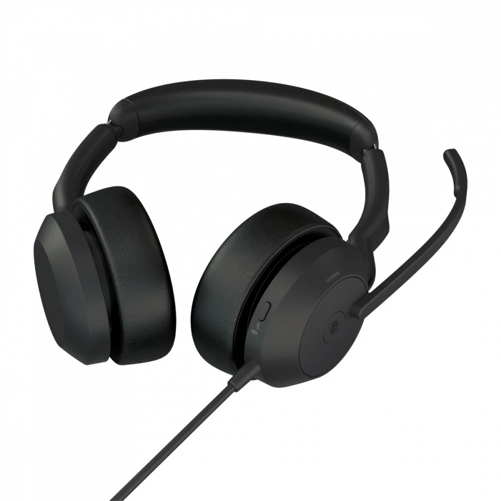 Ausinės Jabra Evolve2 50 USB-C, UC, Stereo, juodos spalvos