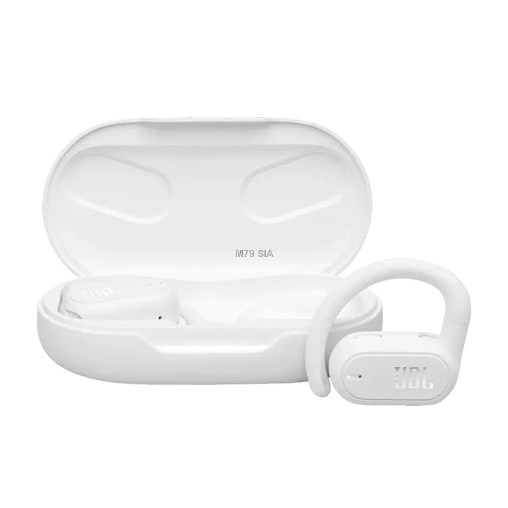 Belaidės ausinės JBL Soundgear Sense, Baltos