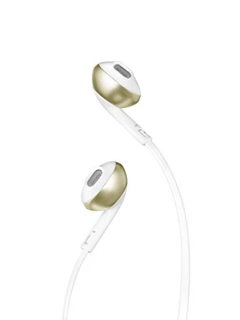 JBL T205 laidinės ausinės, Šampaninės spalvos