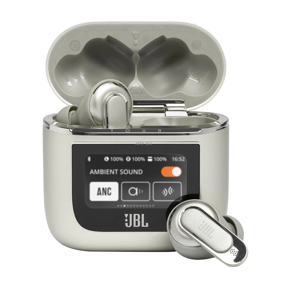 JBL Tour Pro 2 belaidės ausinės su True ANC, Šampaninės spalvos
