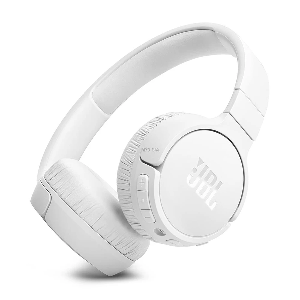 JBL Tune 670 NC belaidės ausinės, Baltos spalvos