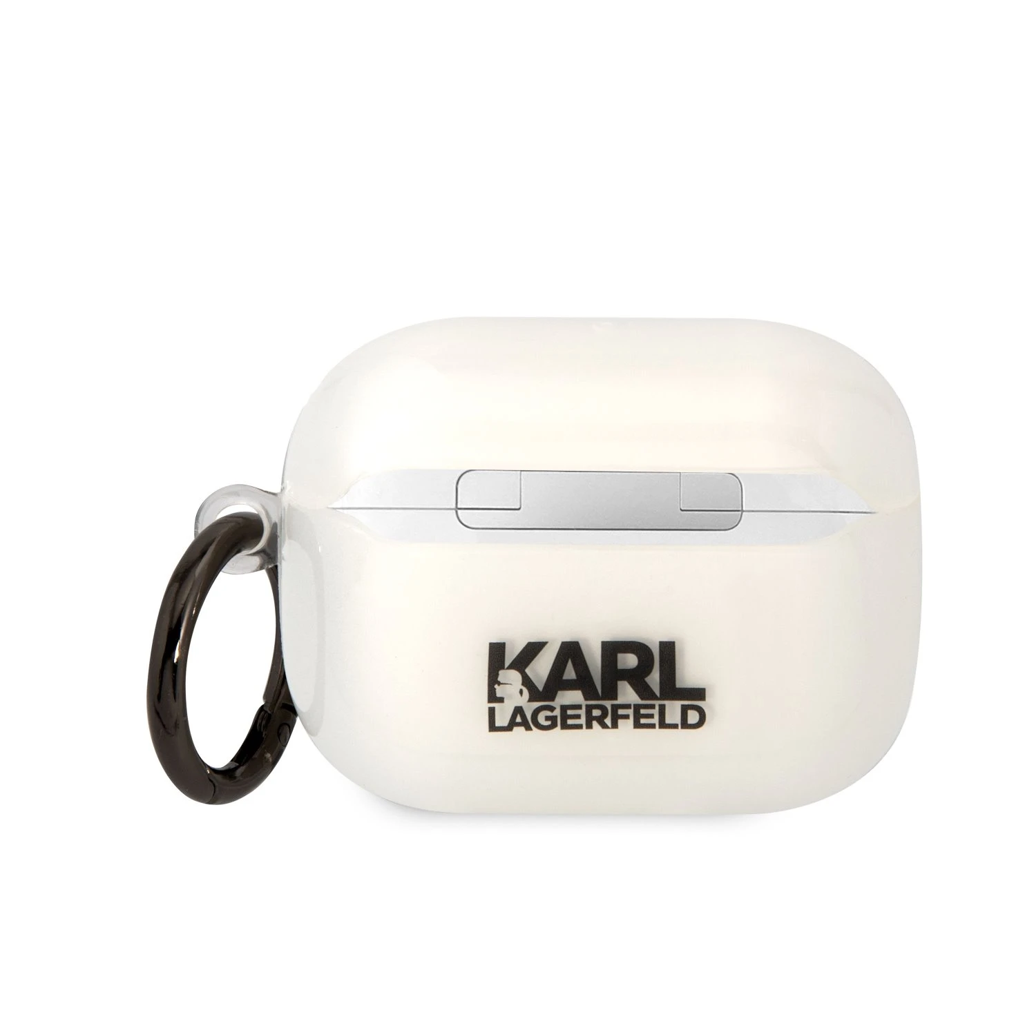 Karl Lagerfeld KLAPHNIKTCT AirPods Pro dėklas skaidrus Karl`s Head