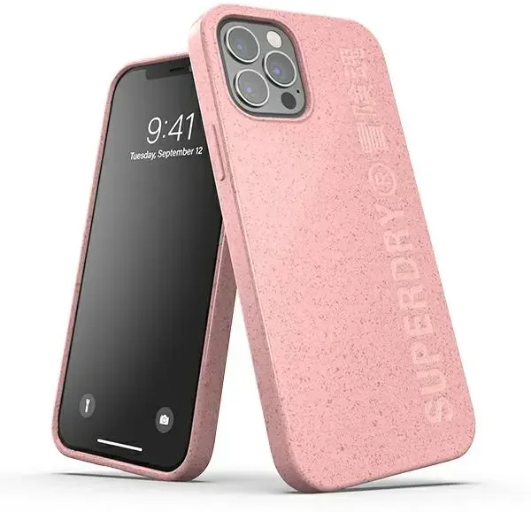 Karl Lagerfeld SUPERDRY SNAP DĖKLAS KOMOSTUOJAMAS IPHONE 12/12 PRO Rožinis