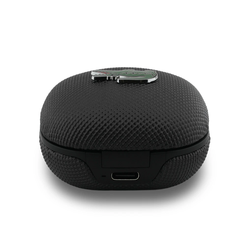 Ausinės Lacoste Iconic Petit Pique TWS Belaidės Earphones juodos spalvos