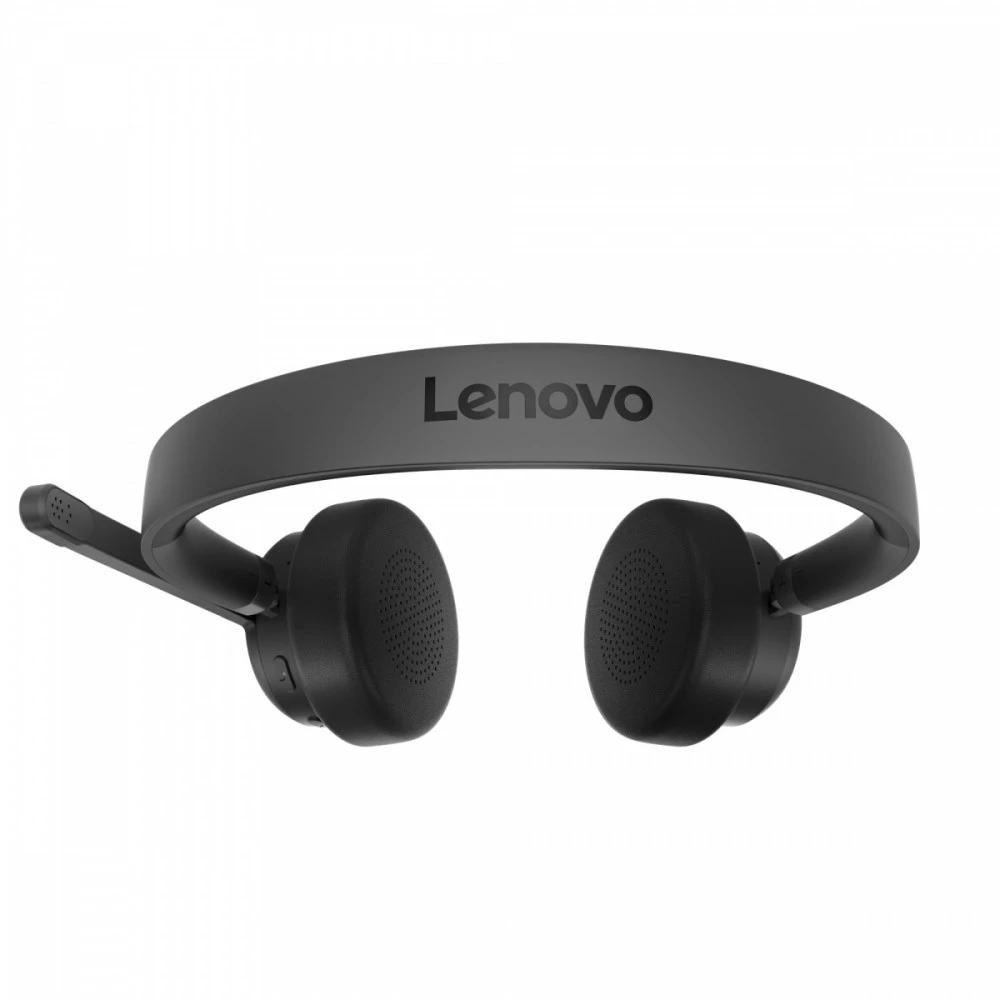 Lenovo belaidės ausinės su mikrofonu - viršutinis rakursas