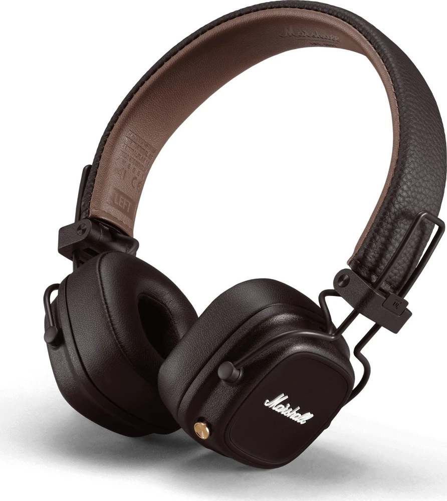 Ausinės Marshall Major IV Bluetooth, Rudos spalvos