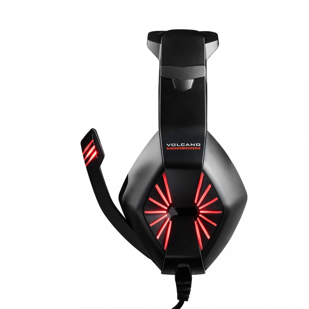 Žaidimų ausinės Modecom Volcano MC-839 Sword, LED, Juodos