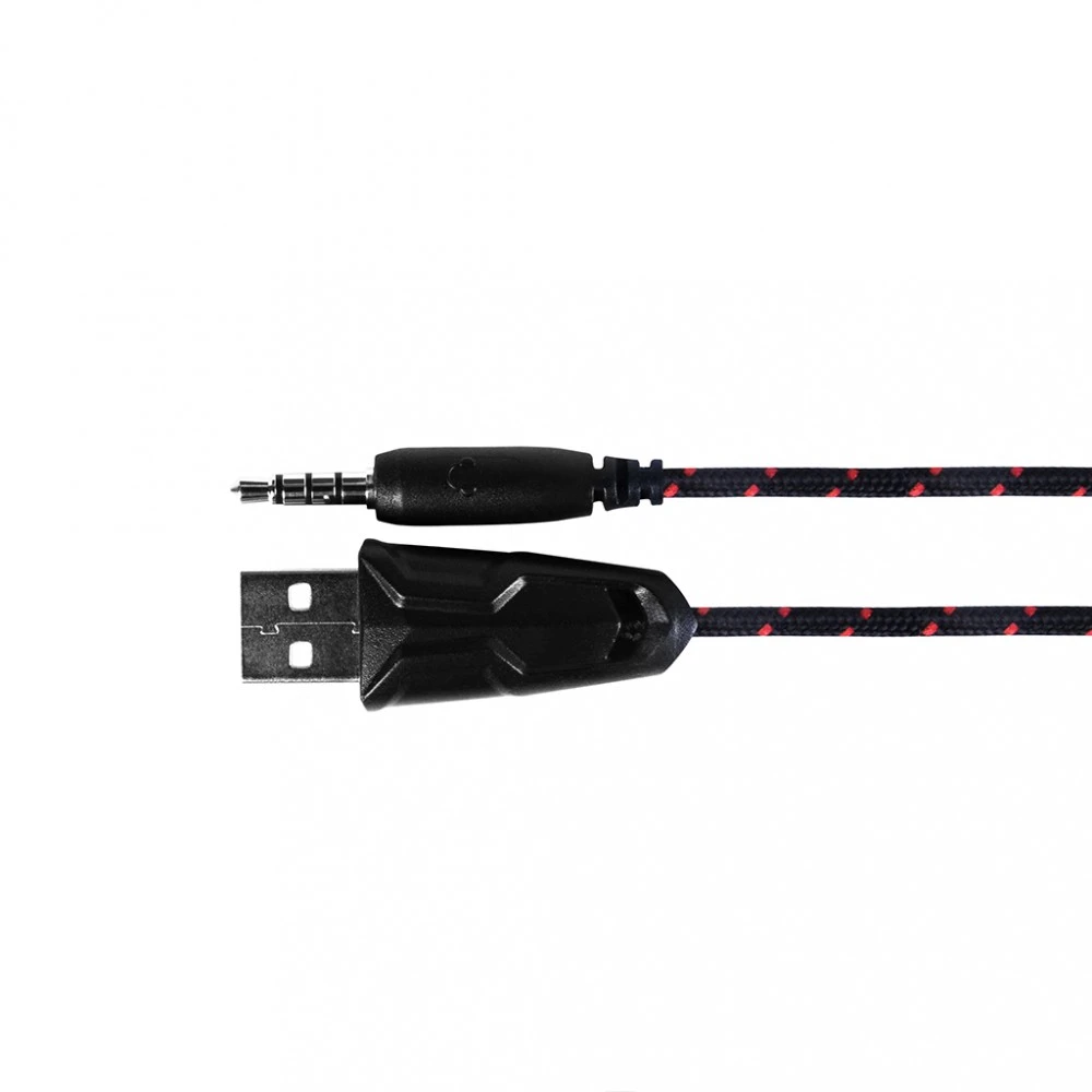 Žaidimų ausinės Modecom Volcano MC-839 Sword, LED, Juodos