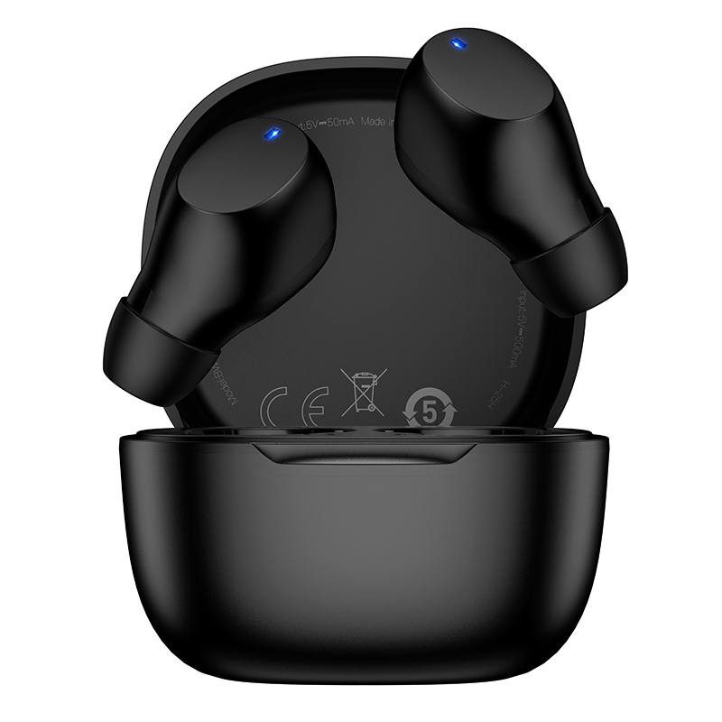 Borofone TWS Bluetooth ausinės BW97 Clear juodos spalvos