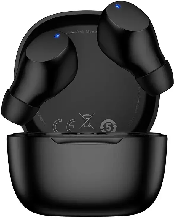 Oem Borofone TWS belaidės Bluetooth ausinės BW97 skaidrios juodos