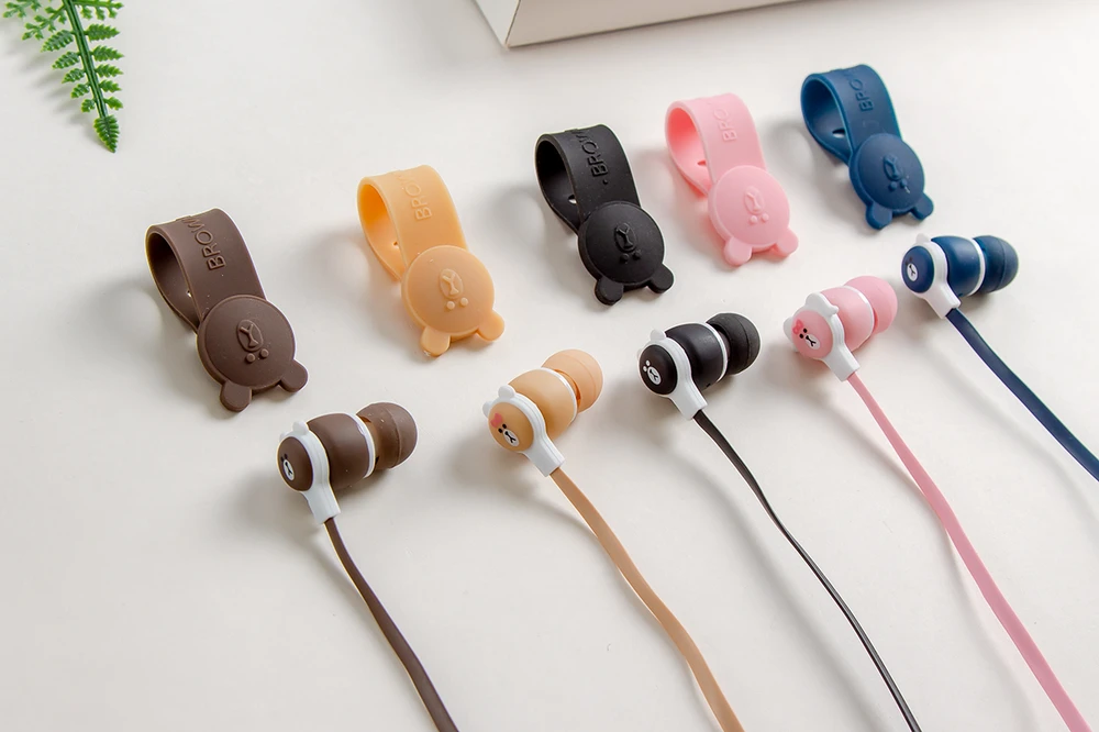 Dėklas Oem Earphones CASNI - CS-179 su mikrofonu Rožinė