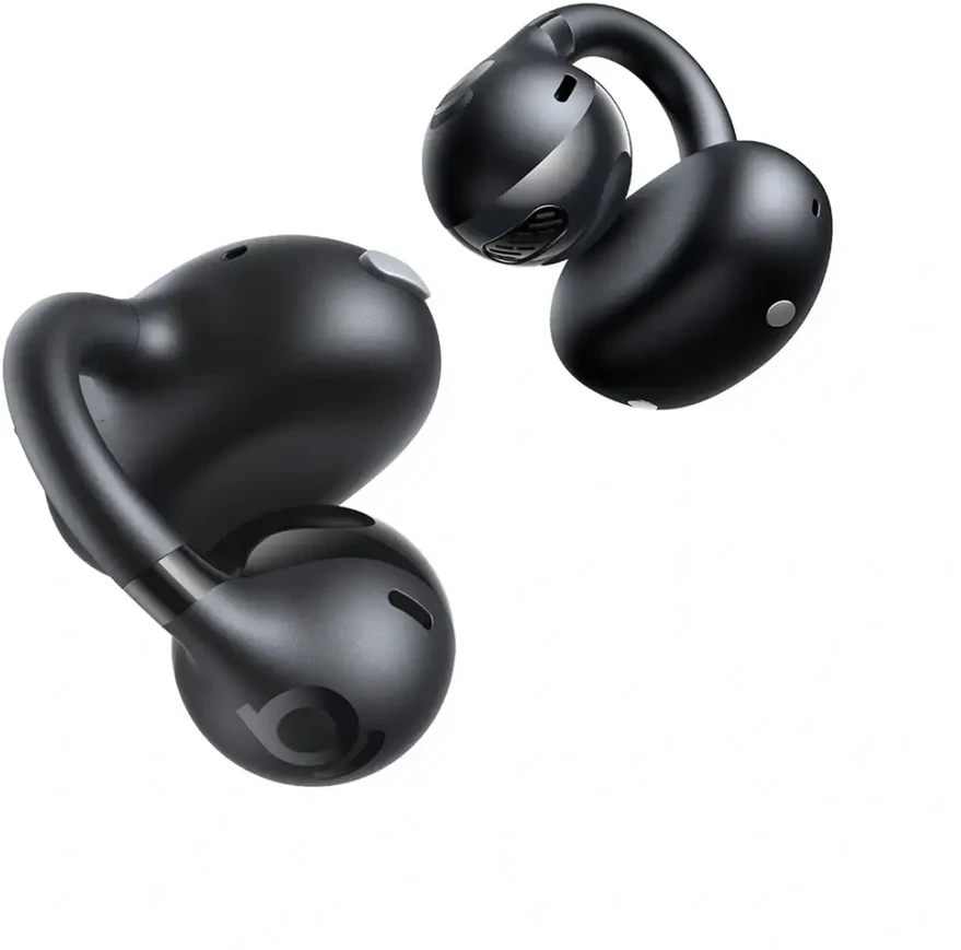 Baseus Belaidės Bluetooth 6.0 ausinės Bass BC1 su įkrovimo dėklu, juodos