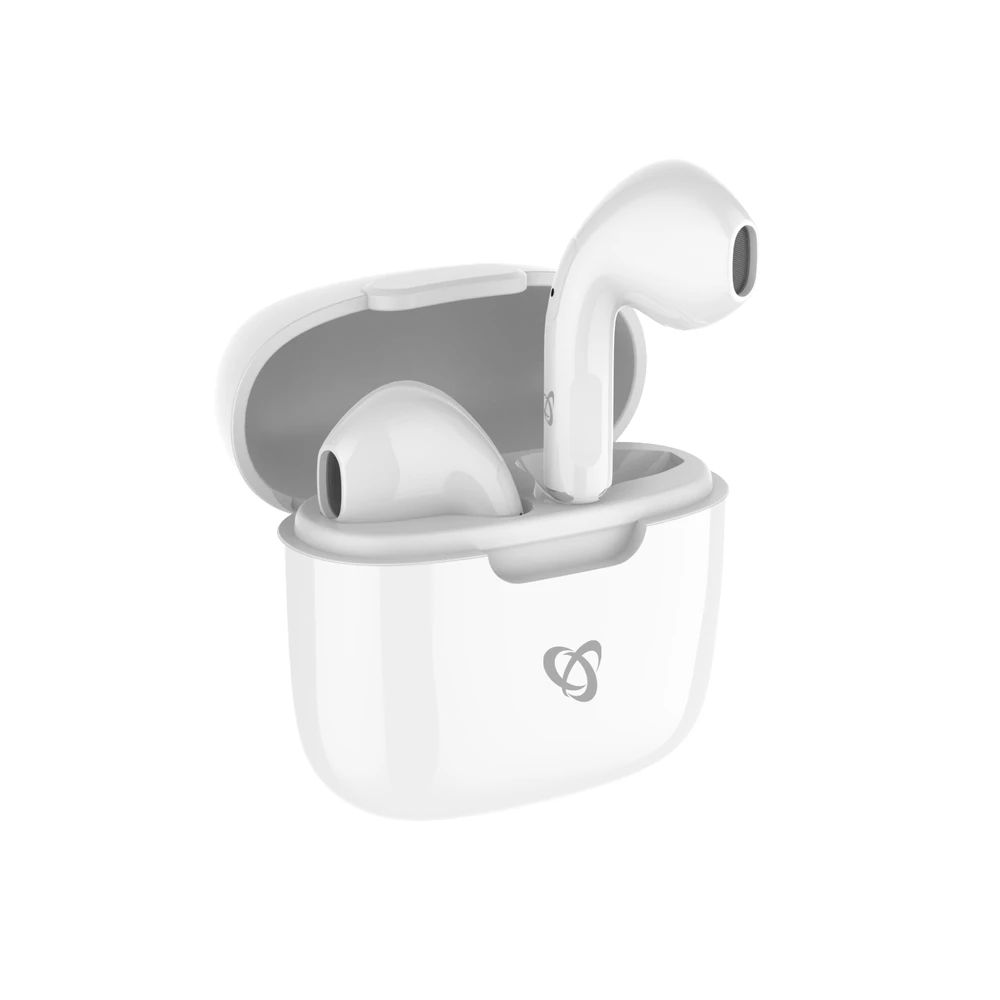 Ausinės Sbox EB-TWS18 baltos spalvos