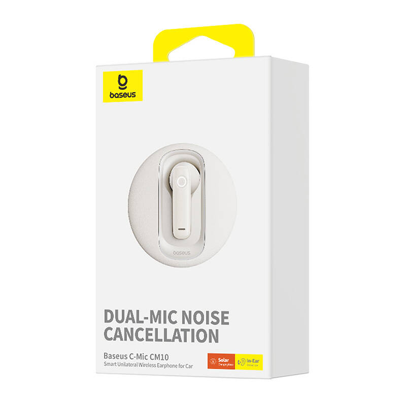 Išmanioji belaidė ausinė Baseus CM10 (balta)