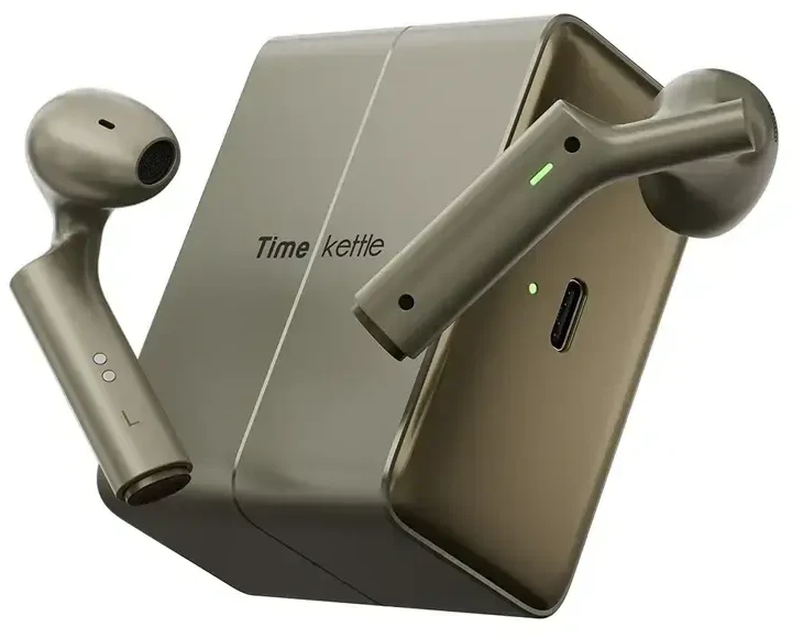 Ausinės TimeKettle W4 Plus TWS Translation Earbuds (Auksinė)