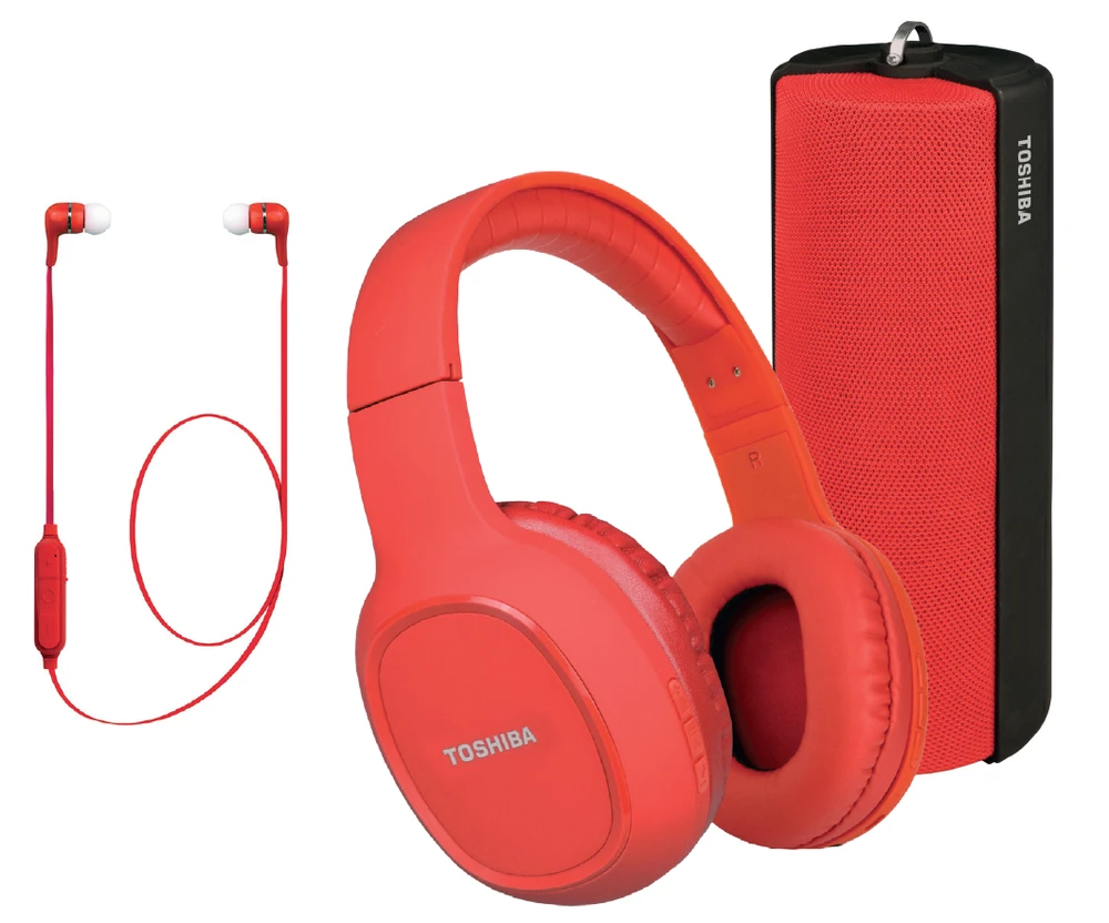 Ausinės Toshiba Belaidės Audio Triple Pack HSP-3P19 Baltas
